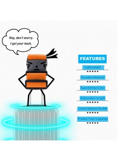 BenQuand 2 Pcs Suitcase Straps/Bright Color Adjustable Luggage Belts/Orange Luggage Straps for Suitcases  - Image 3