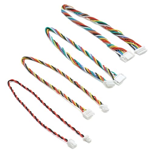 elechawk GH1.25 to SH1.0 Pre-Crimped Cables and Connectors Kit Compatible with JST GH 1.25mm and JST SH 1.0 mm for Pixhawk Cube 6C 6X Pixhawk4 - Image 5