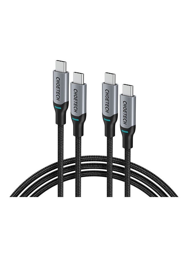 CHOETECH 1.8-Meter USB C To USB C Cable 100W - Image 2