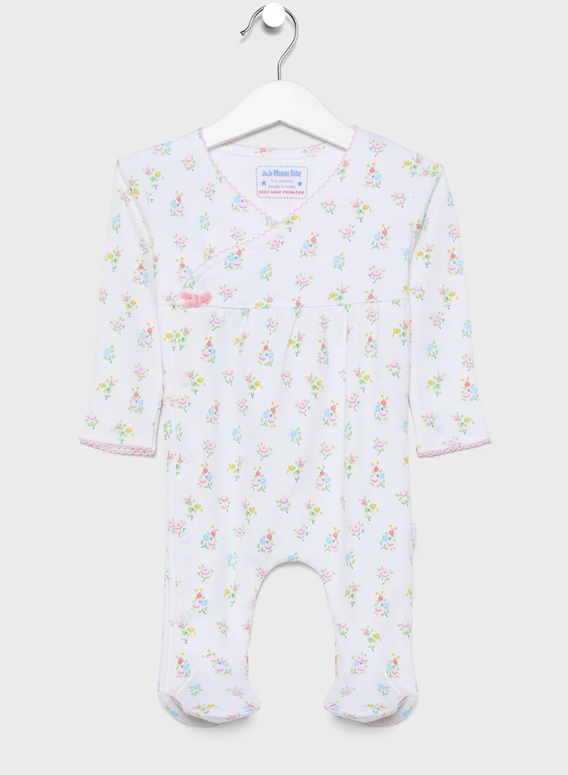 JoJo Maman Bebe Infant Pretty Floral Romper