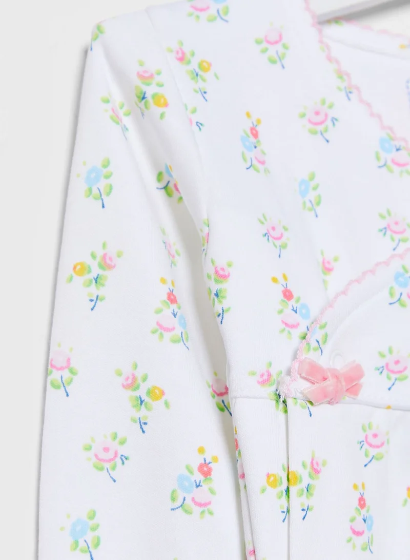 JoJo Maman Bebe Infant Pretty Floral Romper
