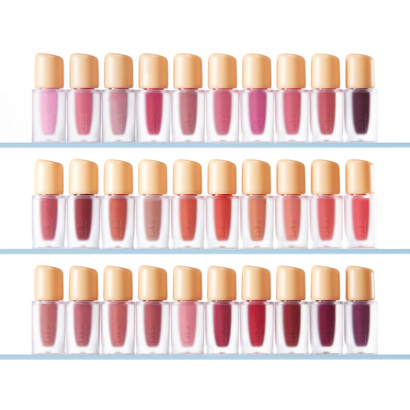 Laka Fruity Glam Lip Tint Mini, 1.9g/0.07oz, Glowing Lip Stain with Wide Color Spectrum, Hydrating & Lightweight Texture, Long-Lasting Bold Stain, Non-Sticky, Vegan, K-Beauty (#102 Dewy) - Image 5