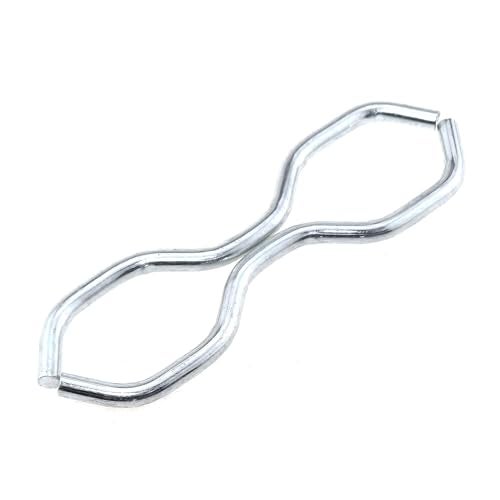 MEETOOT 12PCS 11.7CM Trampoline Accessory Trampoline Connector Trampoline Triangle Buckle W Shaped Double Trampoline Spring Hook Suitable for Trampoline Mattresses and Jumping Fabric Processing - Image 3
