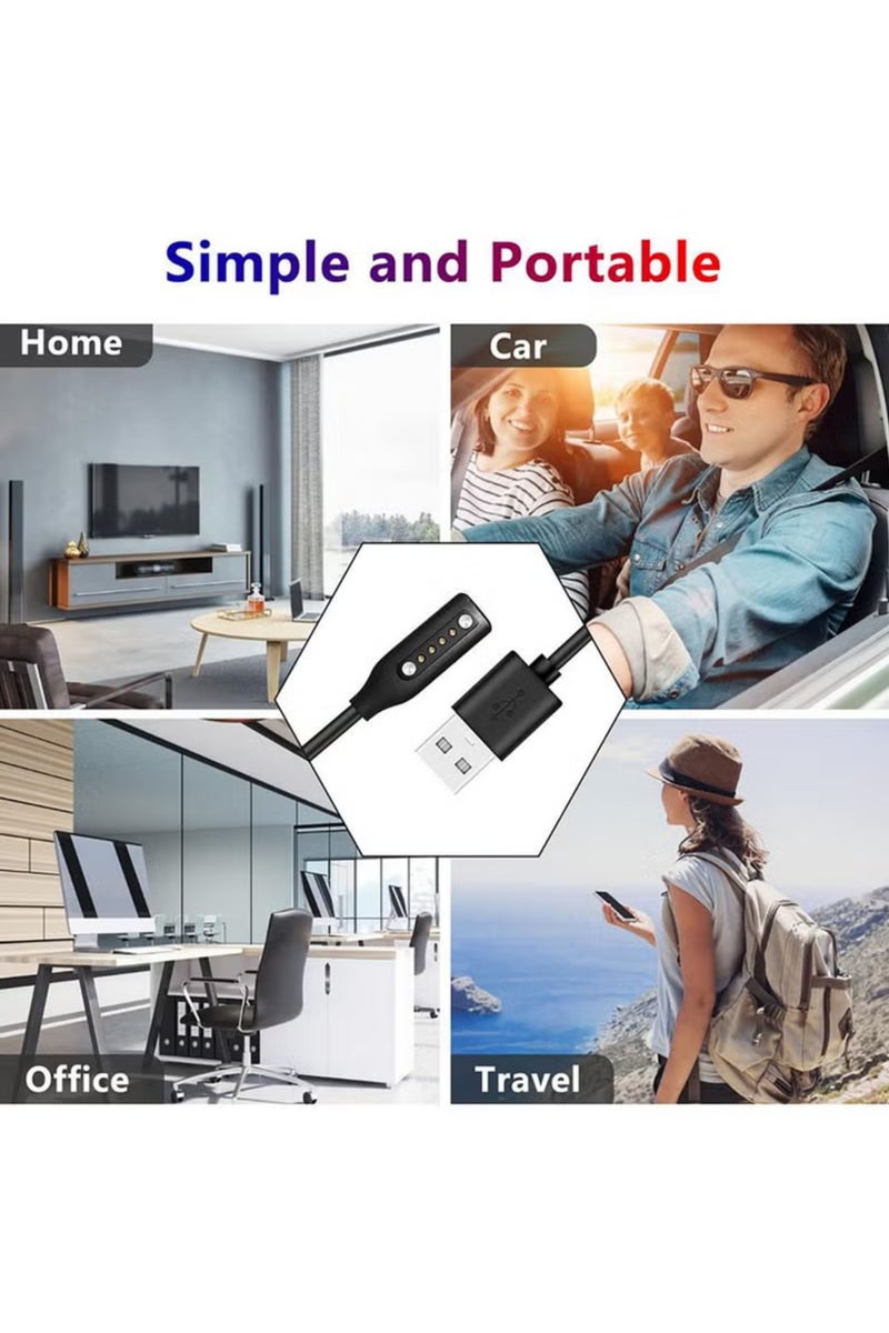 مناسبة لإطارات بوس روندو ألتو النظارات الذكية كابل الشحن Cat Eye الصوت شاحن الشحن المغناطيسي 80 سم - Image 4