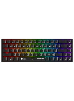 DRAGON MINI RGB Mechanical Gaming Keyboard For (PC) With 68 Keys - Wired