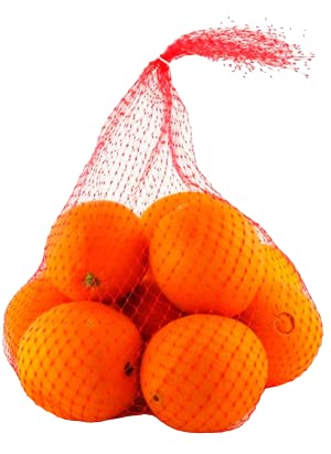 Generic - Beauty Tool Packing Net Poly Mesh Pouches (Pack Of 100) Expandable For Fruits, Vegetables, Toys, Seafood, Multipurpose, Red - Image 1