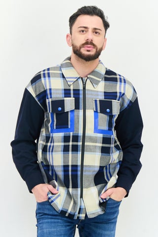 Men Plaid Jacket Shirt, Multicolor - pzsku/ZE23B0CF672F91BA6989EZ/45/1747056987/556e8b0c-0a00-43d9-8cfb-ce4982b37284