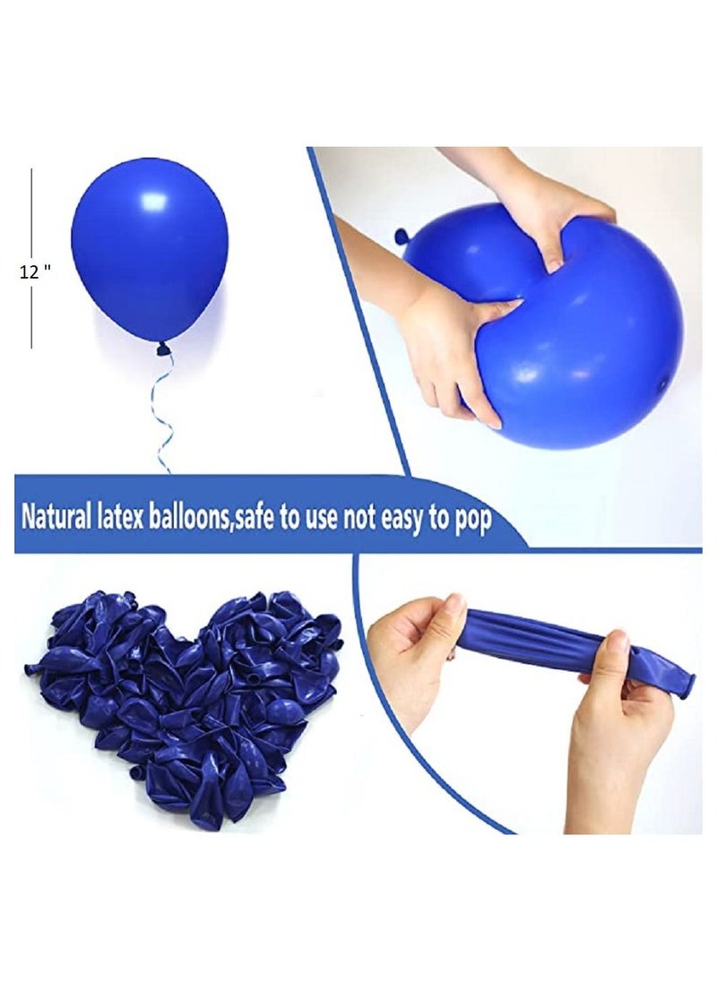Boxwoods 100 PCS Of Royal Blue Balloons 12 inch  - Image 2