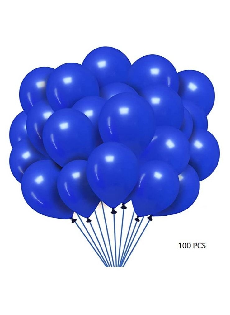 Boxwoods 100 PCS Of Royal Blue Balloons 12 inch  - Image 1