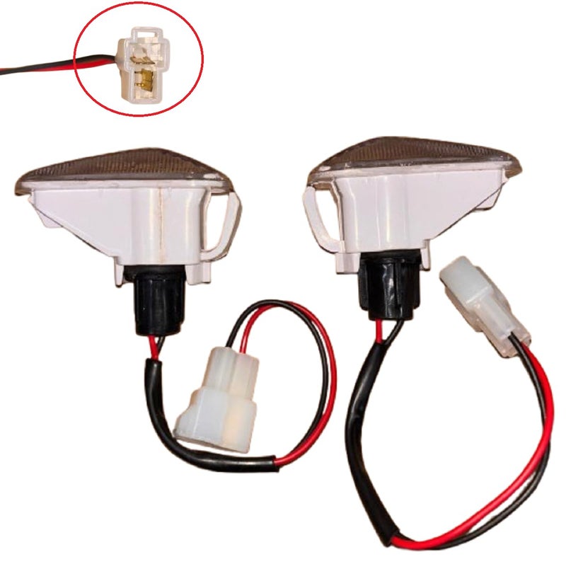 STYCARO Bumper Fender Indicator Light Lamp Assembly (With Holder) Handa Accord, Amaze, BR-V, Brio, City, Civic, CR-V, Jazz, Mobilio, WR-V, Set of 2 White - Image 2