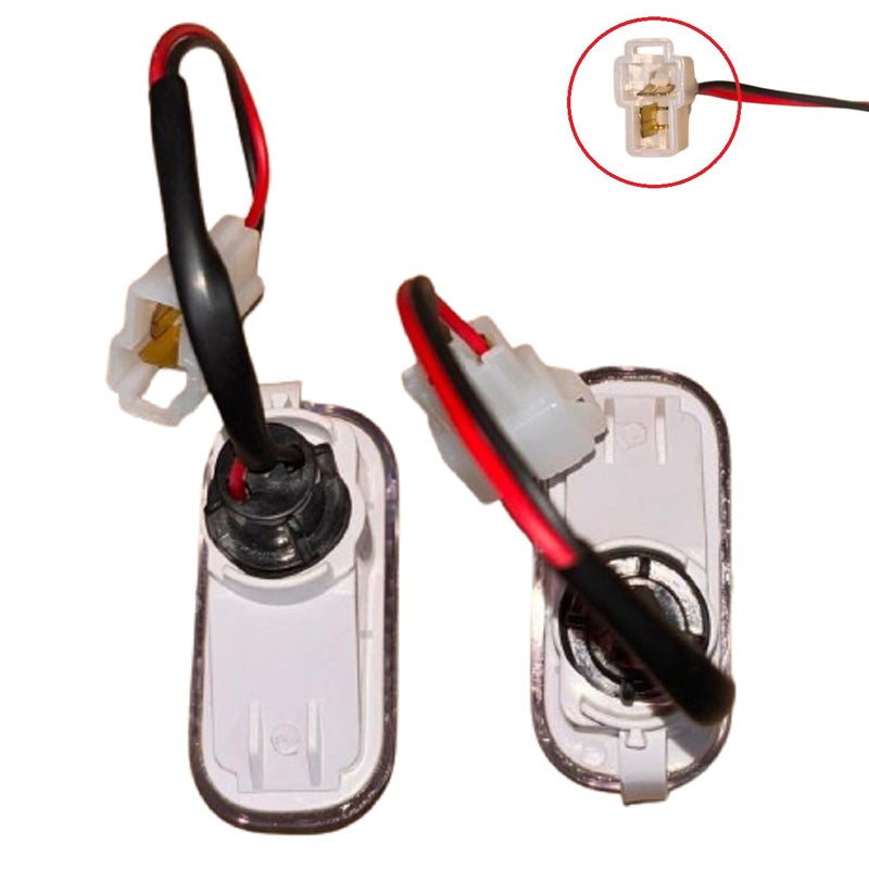 STYCARO Bumper Fender Indicator Light Lamp Assembly (With Holder) Handa Accord, Amaze, BR-V, Brio, City, Civic, CR-V, Jazz, Mobilio, WR-V, Set of 2 White - Image 3