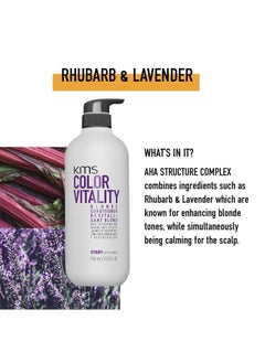 kms KMS COLORVITALITY Blonde Illuminating Purple Conditioner  - Image 3