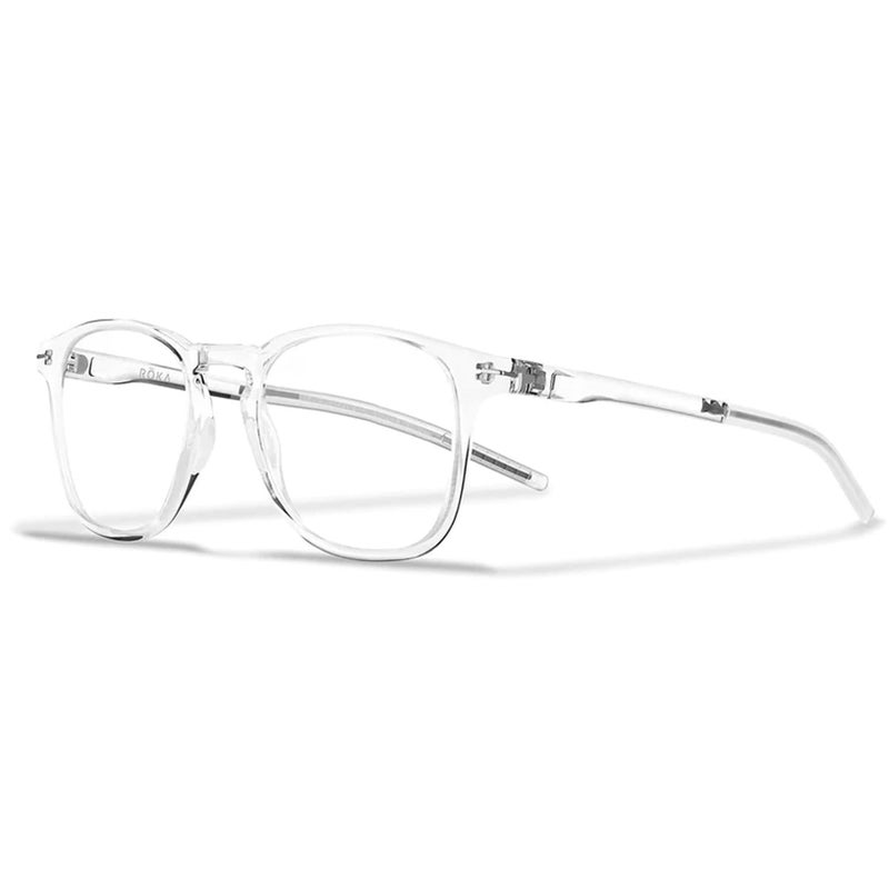 ROKA Hunter Ultra-Lightweight Square Frame Readers - Clear Frame - 1.5x Magnification - Image 2