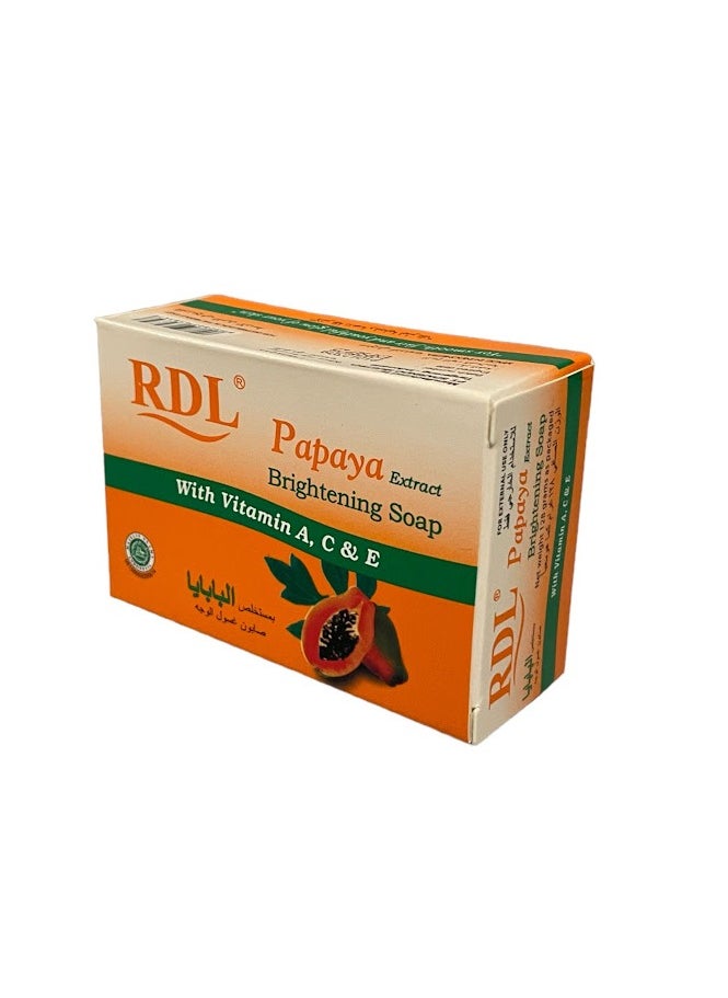 PAPAYA RDL Papaya Extract Brightening  Soap 128grams  - Image 2