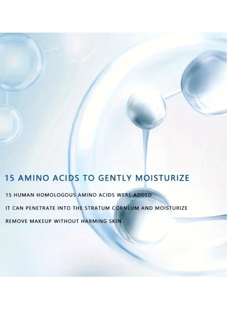 TWG 300ml Cleansing Water with 15 Amino Acids and Plant Extracts - Moisturizing, Refreshing Scented Formula for Gentle Deep Cleaning, Suitable for All Skin Types, Makeup Remover for Face, Eyes & Lips - Image 2