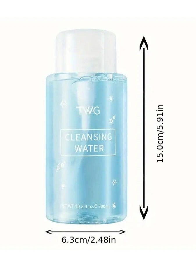 TWG 300ml Cleansing Water with 15 Amino Acids and Plant Extracts - Moisturizing, Refreshing Scented Formula for Gentle Deep Cleaning, Suitable for All Skin Types, Makeup Remover for Face, Eyes & Lips - Image 4