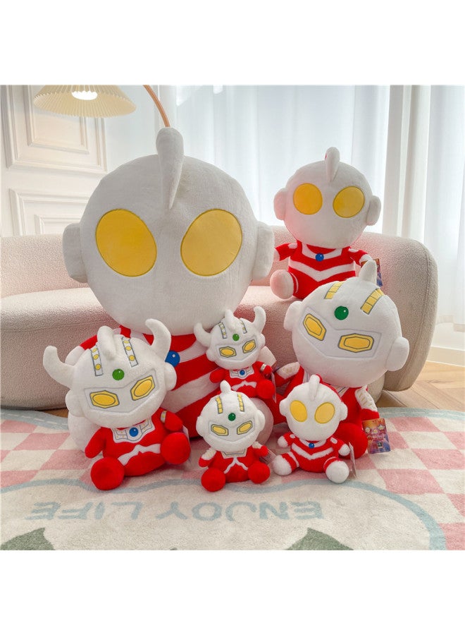 Super Soft Doll Plush Toy Winter Boys' Ragdoll Ultraman Sleeping Pillow Children Doll Bed-Specifications:Original Ultraman 25cm-Color:Red  - Image 2
