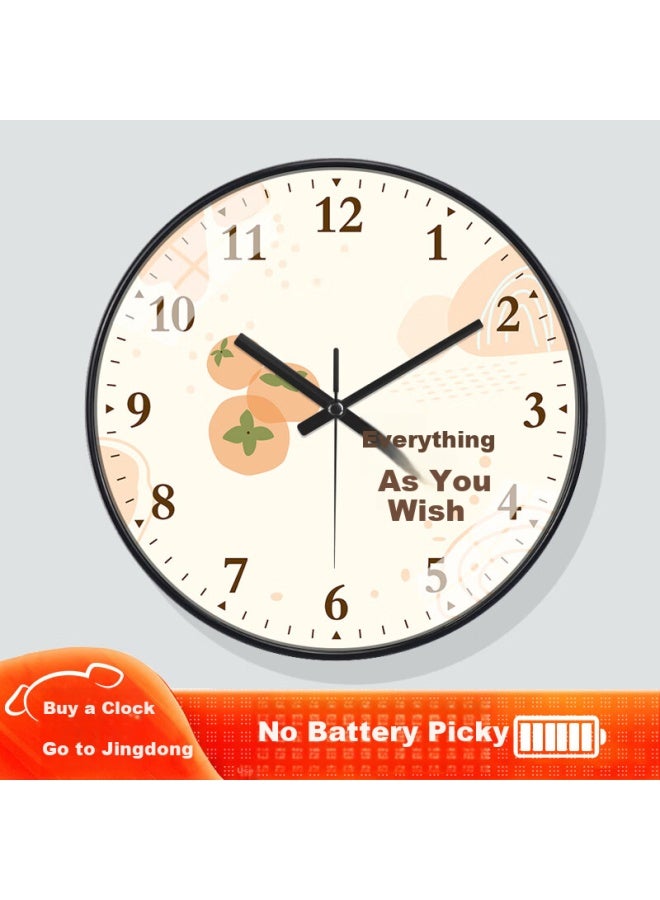 Peng Chuang Pengchuang Swiss Movement Chinese Style Wall Clock Modern Clock Decorative Home Quartz Clock Living Room Wall Clock - Image 1