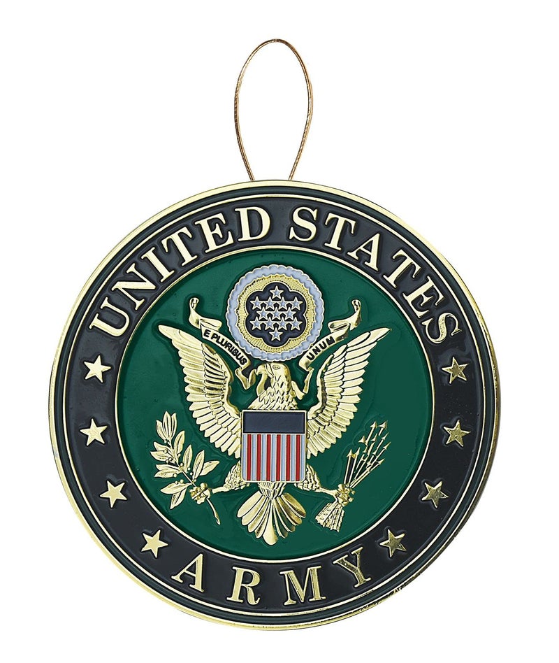 ألايد فلاغ حلفاء منتجات Army Army Heroes Series زخرفة العطلات - ميدالية الجيش المرخص رسميًا - Image 1