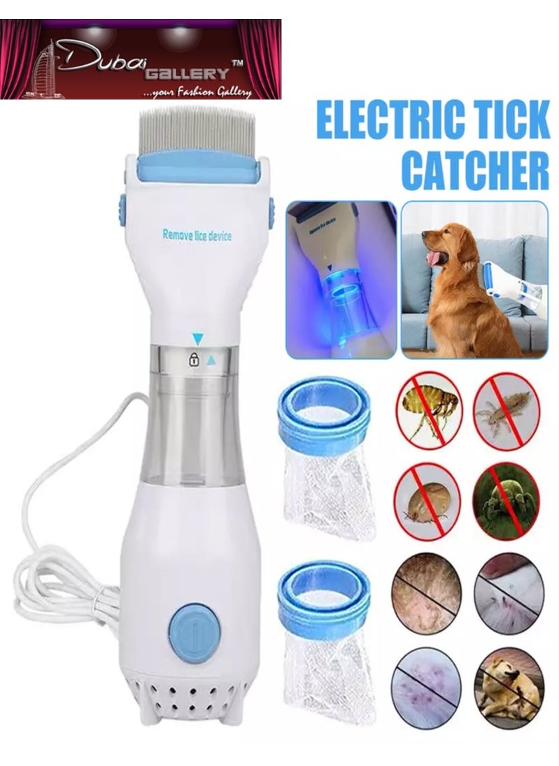 DubaiGallery - lice and nits remover Comb , V lice Comb Head Lice Comb | Electric Head Lice Comb | Lice And Nits Removal Comb | V lice Comb Vacuums Machine For Lice Removed , Lice Comb For Dog , V lice Comb - Image 1