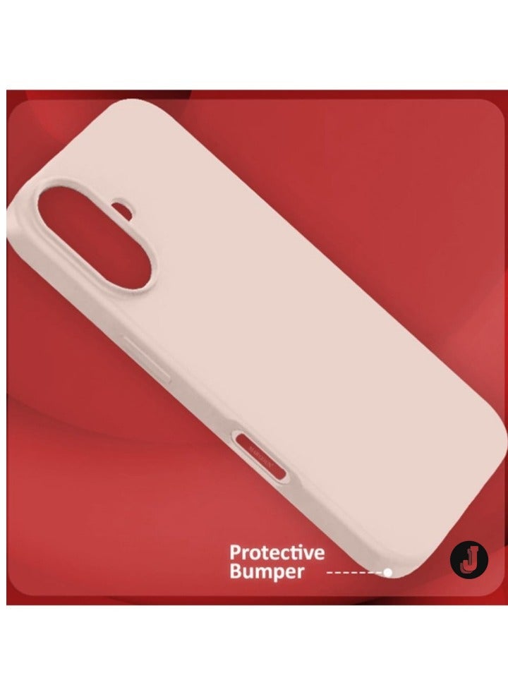 JAJEEK "New Liquid Silicone Case for iPhone 16 Plus – Ultra Slim Design with Soft Anti-Scratch Microfiber Lining & Drop Protection" - Image 3