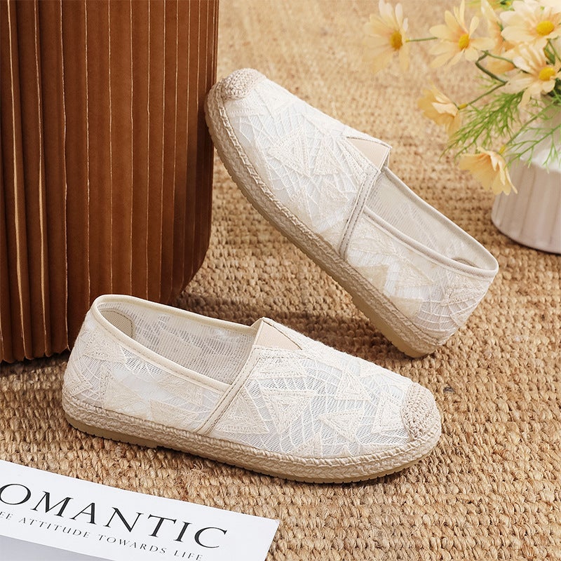 Women's Summer Mesh Breathable Espadrille Flats - Image 1