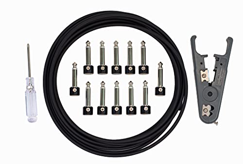 Kurrent Electric Solder-Free Solderless Guitar Pedal Patch Cable Kit 6 Pack for Custom Pedalboard - Image 1