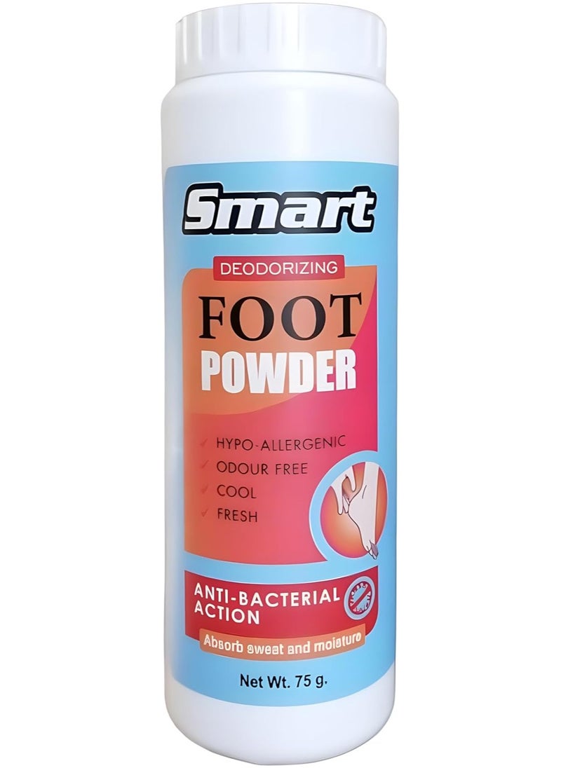 Smart - Deodorizing Foot Powder Anti-Bacterial Action - Image 1