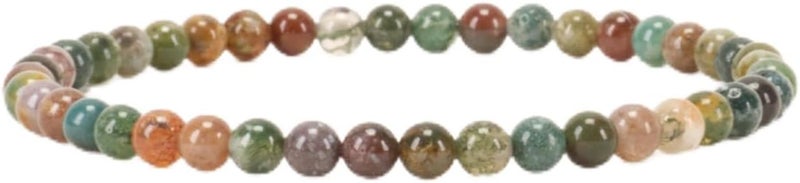 Cherry Tree Collection - Small, Medium, Large Sizes - Gemstone Beaded Bracelets For Women, Men, and Teens - 4mm Round Beads - Image 1