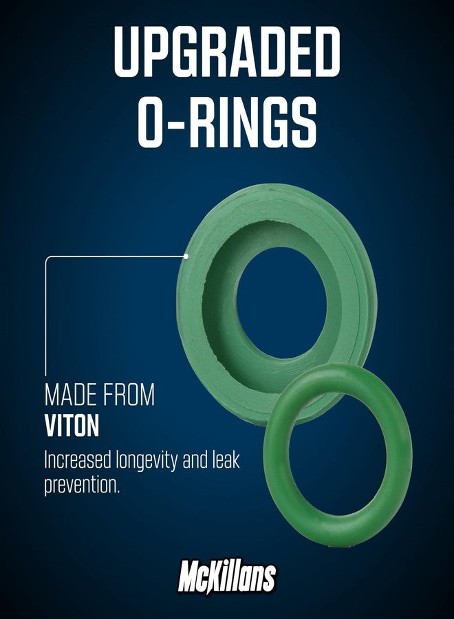 McKillans® Garden Hose Quick Connect Pair [UNIVERSAL FIT] - Stainless Steel Quick Connect Hose Fittings - Water Hose Connectors - Quick Disconnect Adapter - EASY INSTANT CONNECTION - Image 5