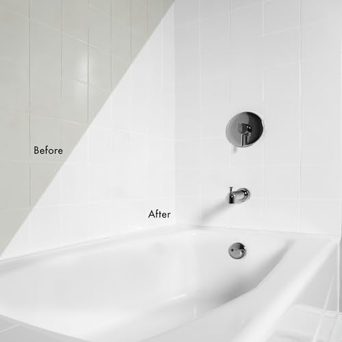 Rust-Oleum 384165 Tub And Tile Refinishing 2-Part Kit, 32 oz, Gloss White - Image 4