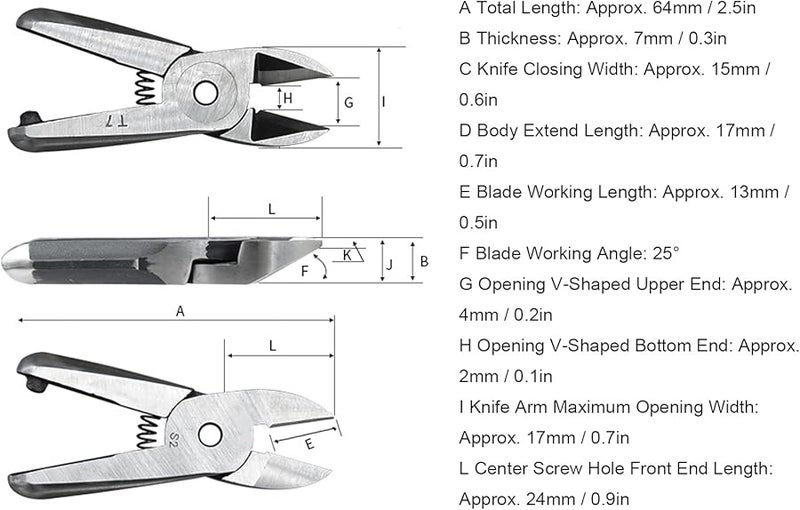 Alloy Steel Pneumatic Scissors Air Nippers Cutter For Wire Cutting Tool - Image 3