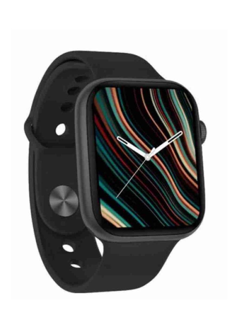 Telzeal Telzeal S10 Mini AMOLED Display AI Smart Watch With 3 Pair Strap with Wireless Charger For Ladies and Girls Black  - Image 3