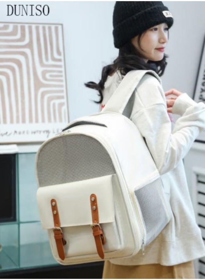 DUNISO New Pet Carrier Backpack | Breathable & Lightweight Upgrade, Unleash a New Pet - Travel Experience - Image 2