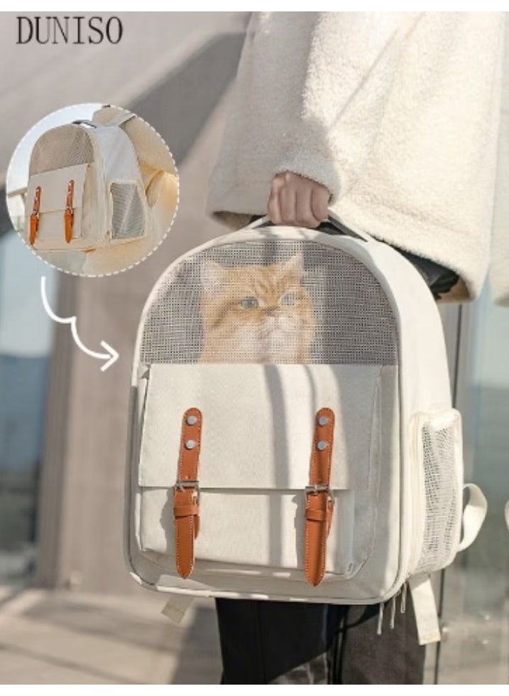 DUNISO New Pet Carrier Backpack | Breathable & Lightweight Upgrade, Unleash a New Pet - Travel Experience - Image 5