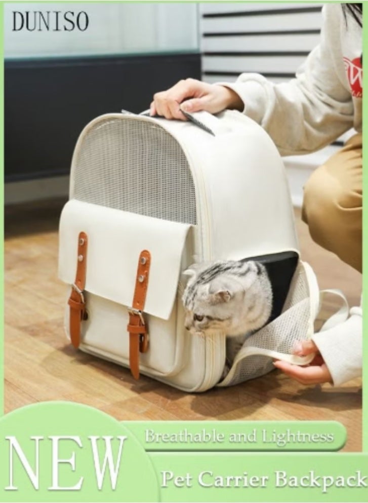 DUNISO New Pet Carrier Backpack | Breathable & Lightweight Upgrade, Unleash a New Pet - Travel Experience - Image 1