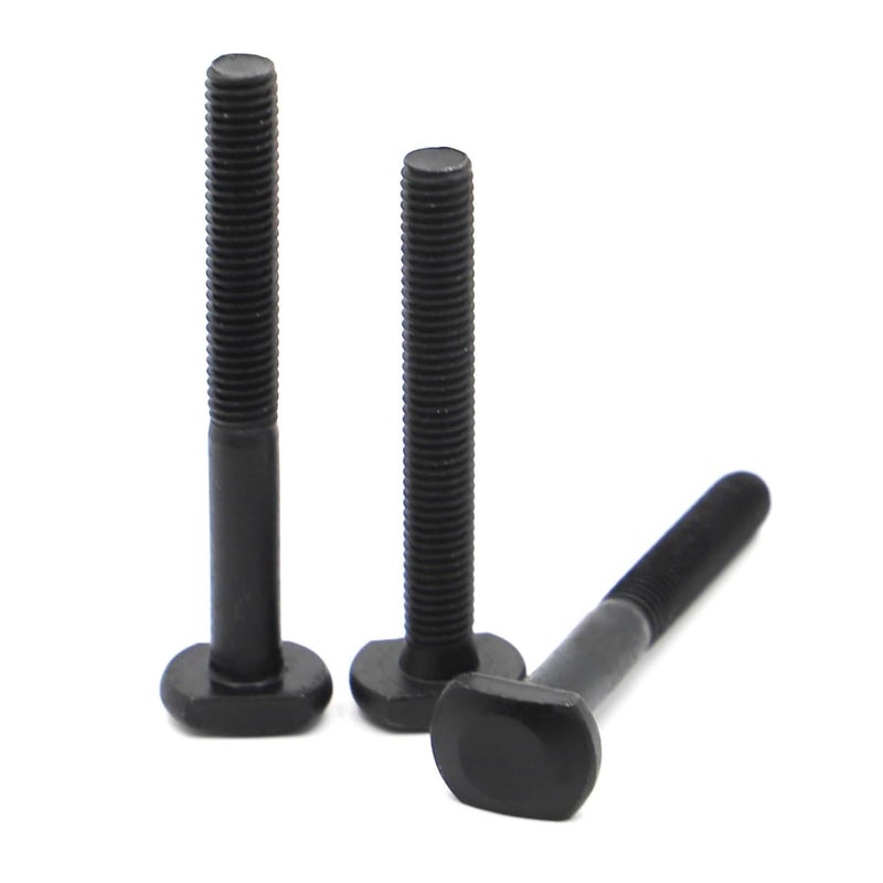 Hammer Head T Bolts, T-Slot T-Head Bolts M6-M12 Black Carbon Steel 2 pcs(M6*80mm) - Image 5