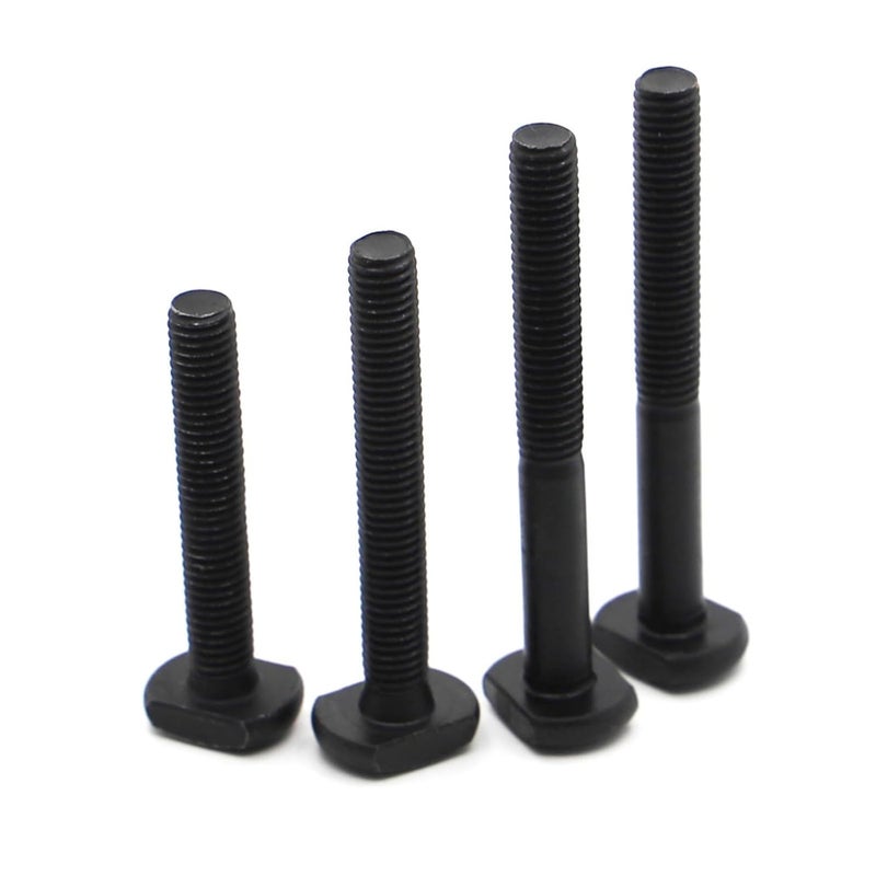 Hammer Head T Bolts, T-Slot T-Head Bolts M6-M12 Black Carbon Steel 2 pcs(M6*80mm) - Image 3