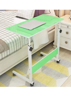 Adjustable Height Laptop Table with, Mobile Computer Stand Desk Portable Side Table for Bed Sofa, Bed, Balcony, Garden Folding Table