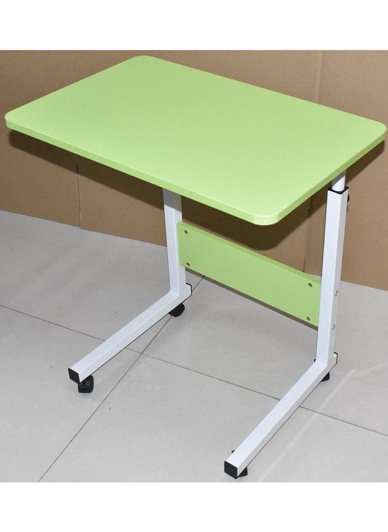 Generic - Adjustable Height Laptop Table with, Mobile Computer Stand Desk Portable Side Table for Bed Sofa, Bed, Balcony, Garden Folding Table - Image 1