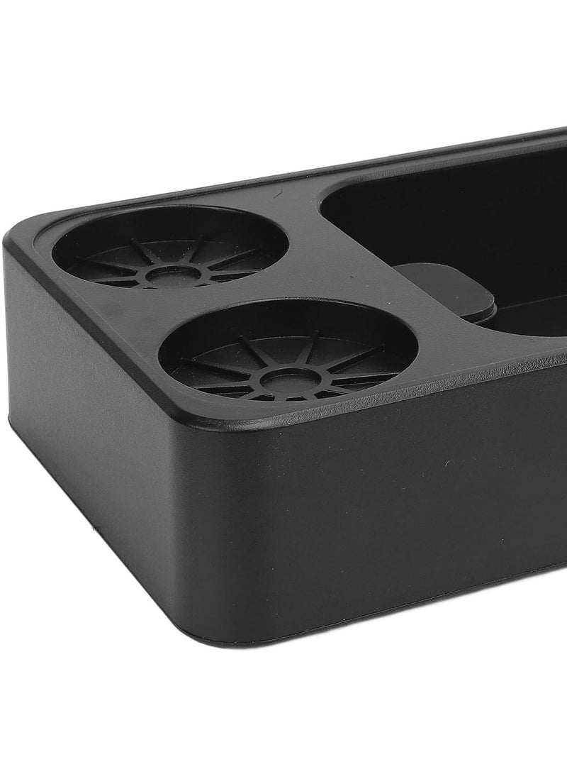 قاعدة تحضير قهوة احترافية باللون الاسود من البلاستيك المقوى مزودة بنك بوكس وحامل بورتافلتر مدمج لتنظيم ادوات الاسبريسو باحتراف واناقة - Image 5