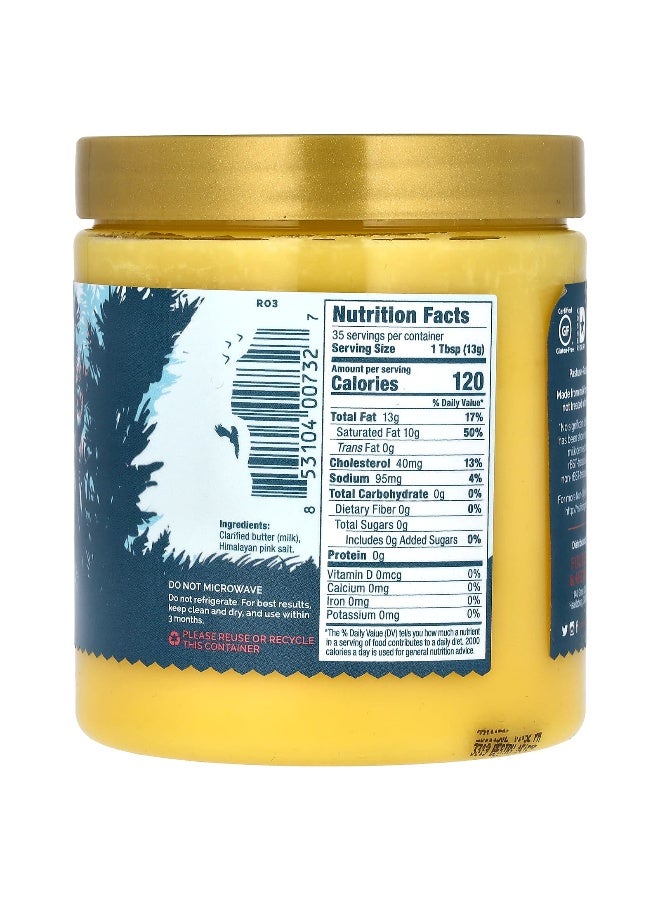 4th & Heart, Ghee Clarified Butter, Himalayan Pink Salt, 16 oz ( 454 g)