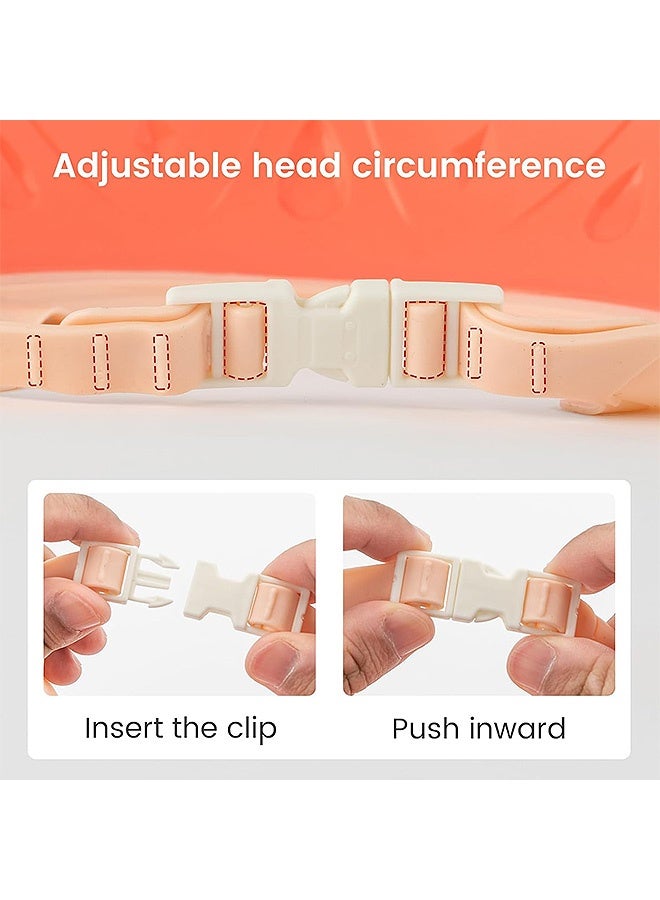 Photon 2 قطعة من قبعات الاستحمام للأطفال، قبعة استحمام قابلة للتعديل مع واقي من الشامبو، أدوات غسل شعر الأطفال من عمر 0 ​​إلى 9 سنوات - Image 4