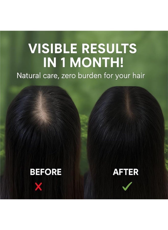 طبيعة شامبو بار مثلث الطبيعة، صابون الطبيعة السبعة الأخضر، بار نبات عثمان، يهدئ ويعزز شعر النساء والرجال (1 قطعة) - Image 2