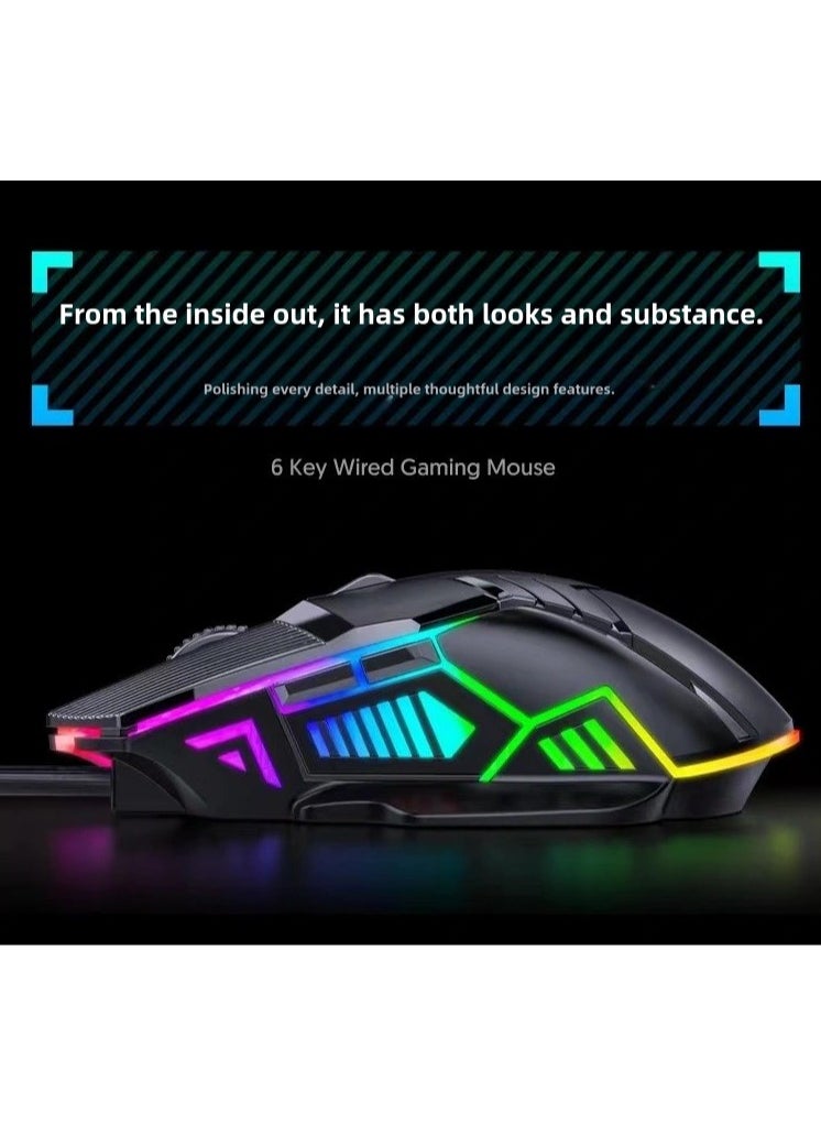 Generic - Wired RGB High Performance Gaming Mouse - Image 1