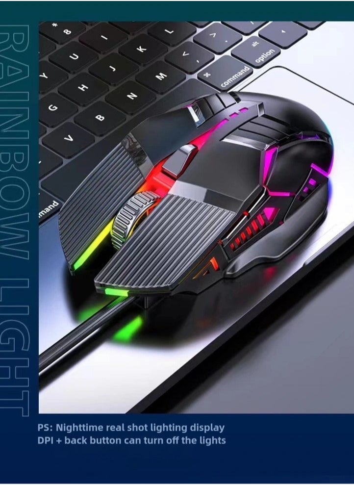 Generic - Wired RGB High Performance Gaming Mouse - Image 1