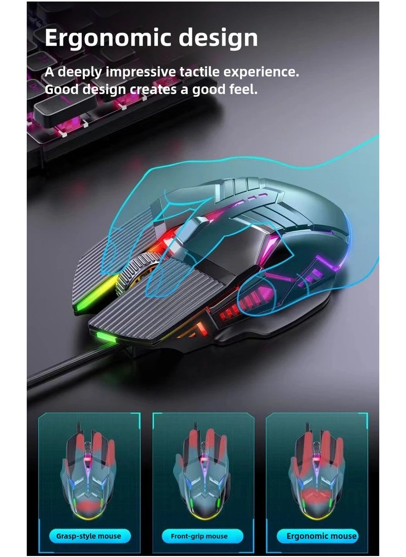 Generic - Wired RGB High Performance Gaming Mouse - Image 1