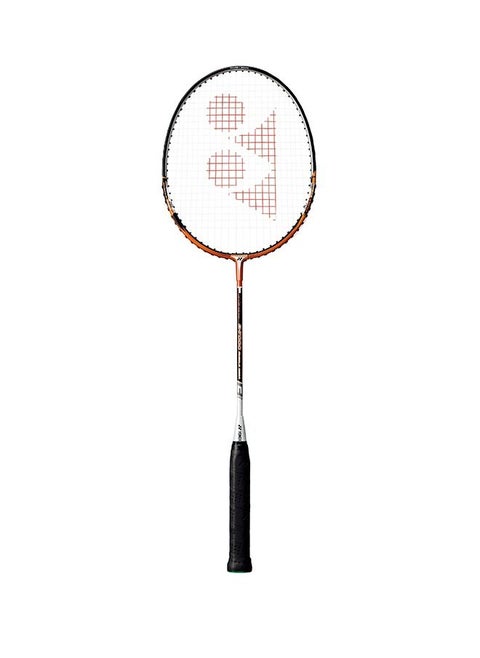 B 7000 Mdm G4U Copper Orange Strung Badminton Racquet