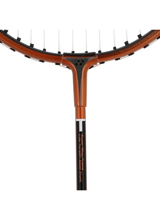 Yonex - B 7000 Mdm G4U Copper Orange Strung Badminton Racquet - Image 1