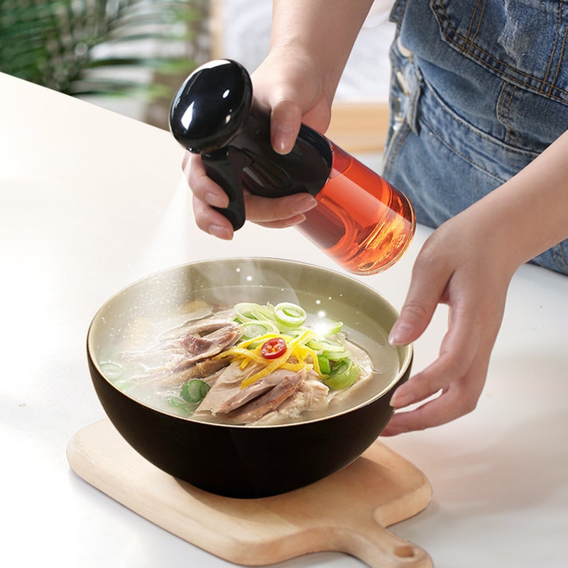 220mL Olive Oil Sprayer Mister Spray Bottle Refillable Oil Dispenser for Cooking BBQ Salad Baking Roasting Grilling Hair Spray Bottle - Image 3